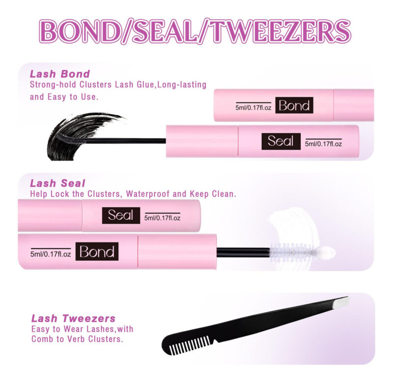 Kit De Extensão De Cílios Winifred Fluffy Lash Clusters 10-1 - Image 6