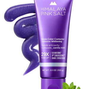 Creme Dental Himalaya Pinksalt Purple Color Concealer Whiten