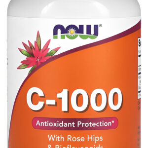 Vitamina C 1000mg E Rosa Mosqueta Now Foods 250tabls