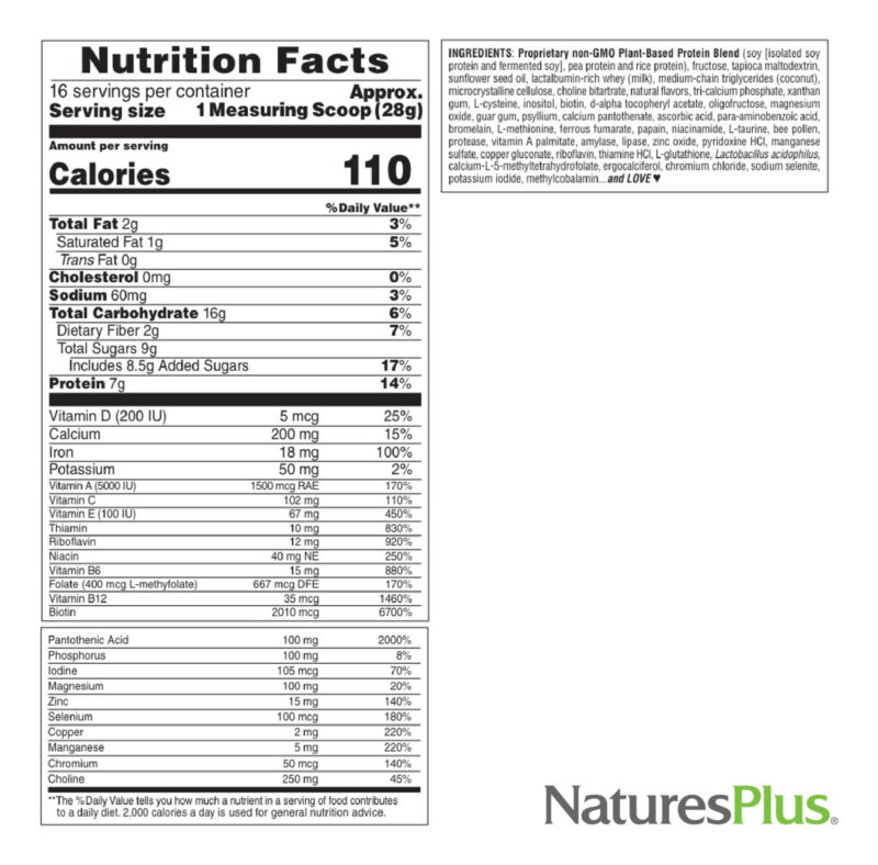 Shake De Proteína Capilar Natures Plus Ultra Hair Thick 454g - Imagem 4