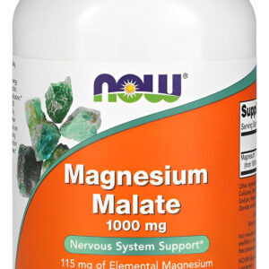Magnésio Dimalato Malate 1000mg Now Foods 180tablets