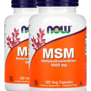 Msm 1000mg 120 Caps Importado 2un Now Foods