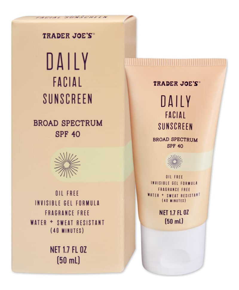 Protetor Solar Trader Joes Daily Facial Spf 40 50ml Sem Óleo