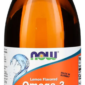 Ômega-3 Fish Oil Now Foods 500ml Sabor Limão Importado