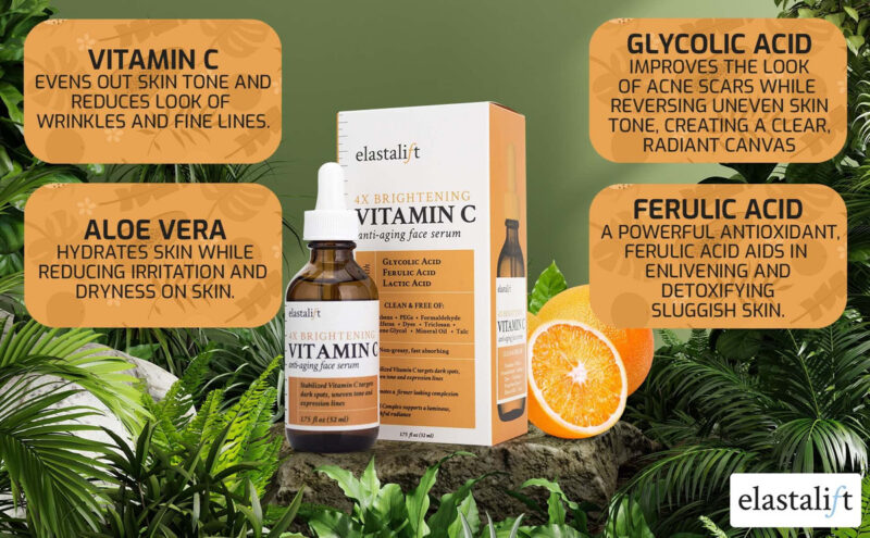 Sérum Facial Elastalift Vitamin C Para Manchas E Rugas Da Id - Image 2