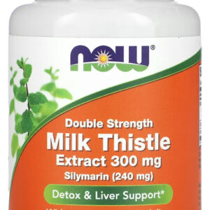 Extrato Cardo Mariano 300mg Now Foods 50 Veg Cáps Importado