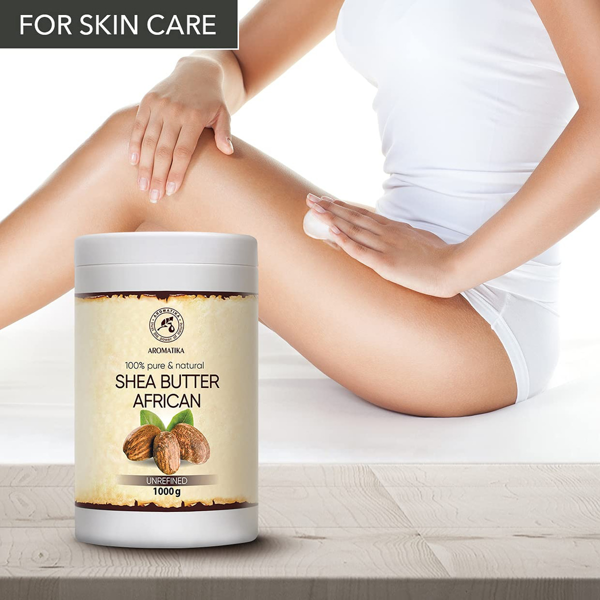 Manteiga Corporal De Manteiga De Karité Aromatika 100% Pura - Imagem 7