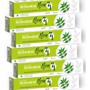 Pasta De Dente Herbodent Neem 7 Em 1 Pacote De 190 Ml Com 6