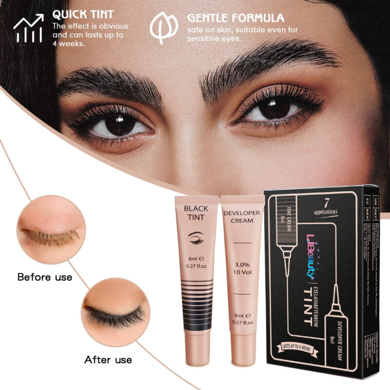 Kit De Cores Pretas Para Cílios E Sobrancelhas Libeauty Inst - Image 2