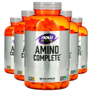 Amino Complete Now Foods Com Vit. B6 360 Cáps Importado 5un
