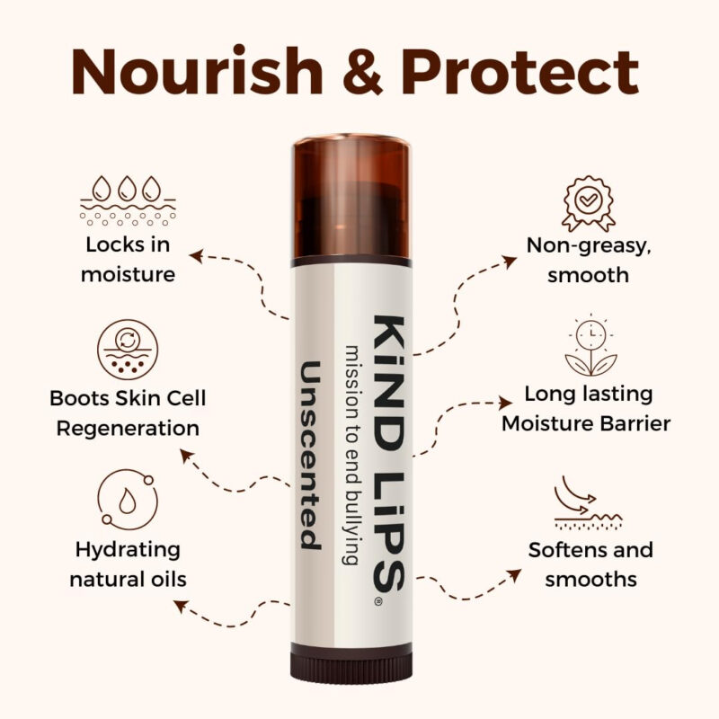Bálsamo Labial Kind Lips Usda Organic, Pacote Com 5 Unidades - Image 9