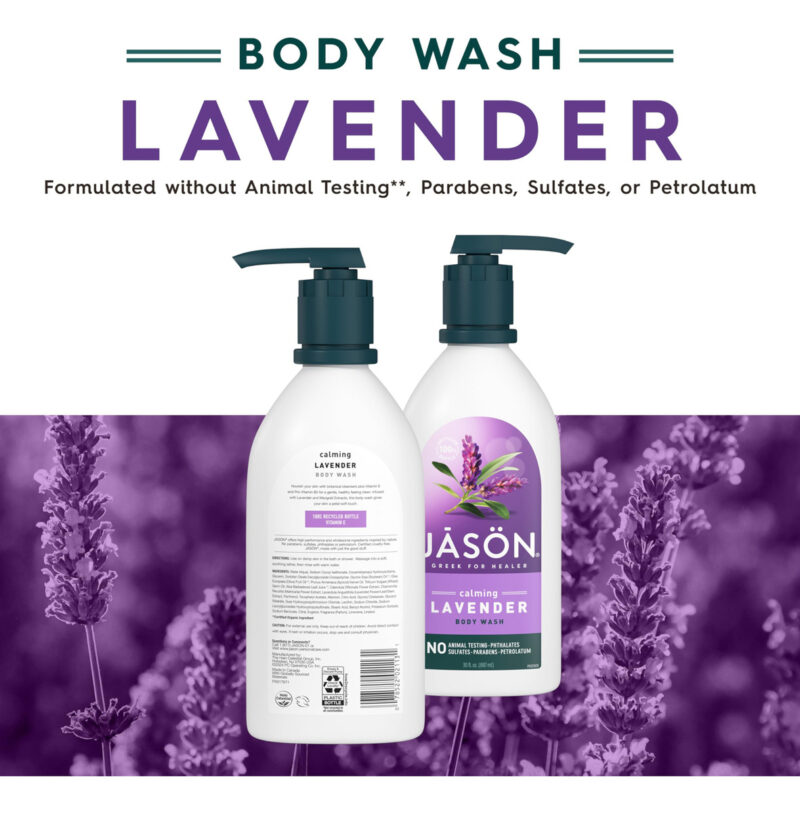 Sabonete Líquido Jason Lavender Calming 900 Ml Com Vitamina - Image 2