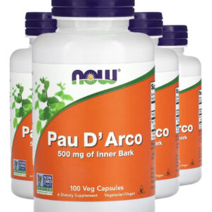 Pau D'arco 500mg 100 Cáps Importado 4un Now Foods