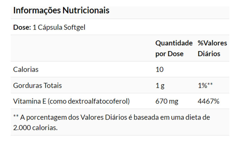 Vitamina E-1000 670mg 50 Softgels Importado 2un Now Foods - Imagem 5