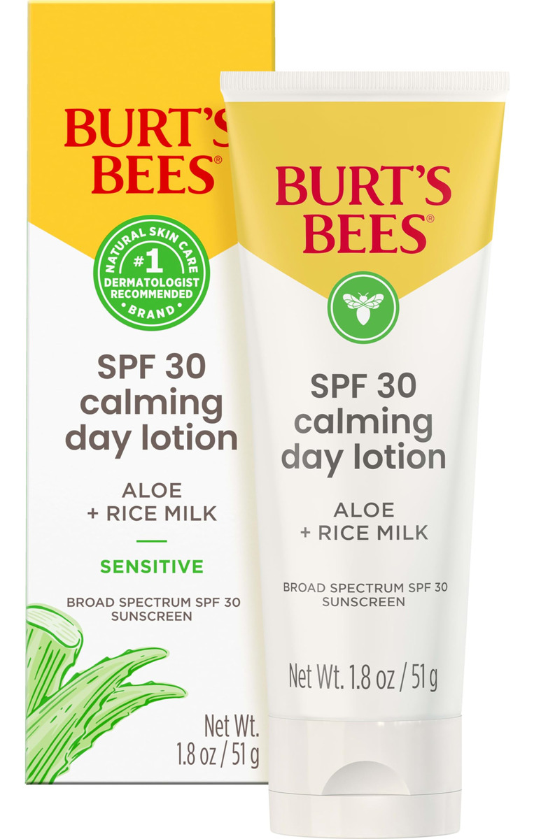 Loção Facial Protetora Solar Burt's Bees Spf 30 Calming 50ml