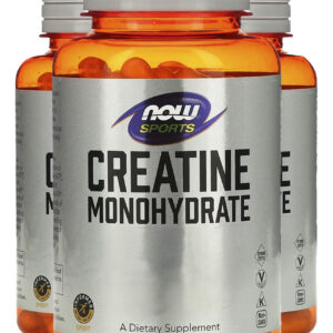 Creatina Monohidratada 750mg 120cáps Importado 3un Now Foods