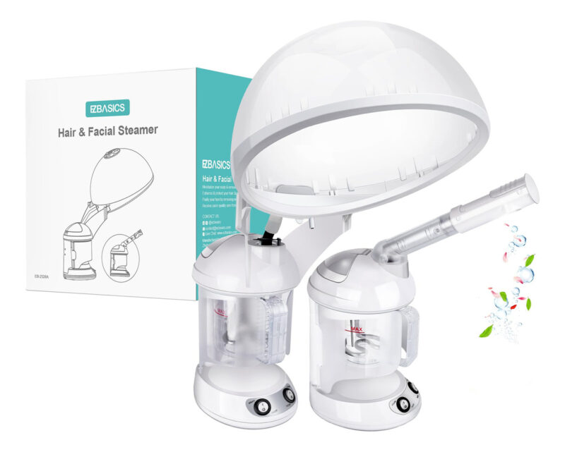 Vaporizador De Cabelo Ezbasics 2 Em 1 Ion Facial