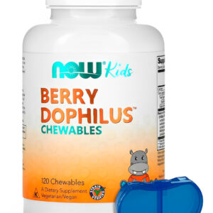 Berrydophilus Now Foods Kids 120 Past + Porta Cápsulas