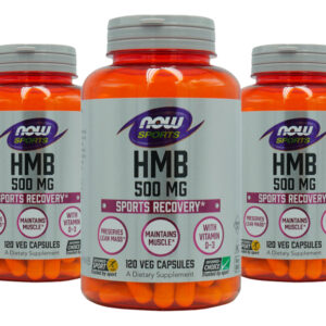 Hmb 500mg Now Foods Com Vitamina D3 120 Veg Caps 5un Sabor Sem Sabor