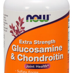 Glucosamina E Condroitina (força Extra) 120 Tabs Now Foods Sabor Sem Sabor