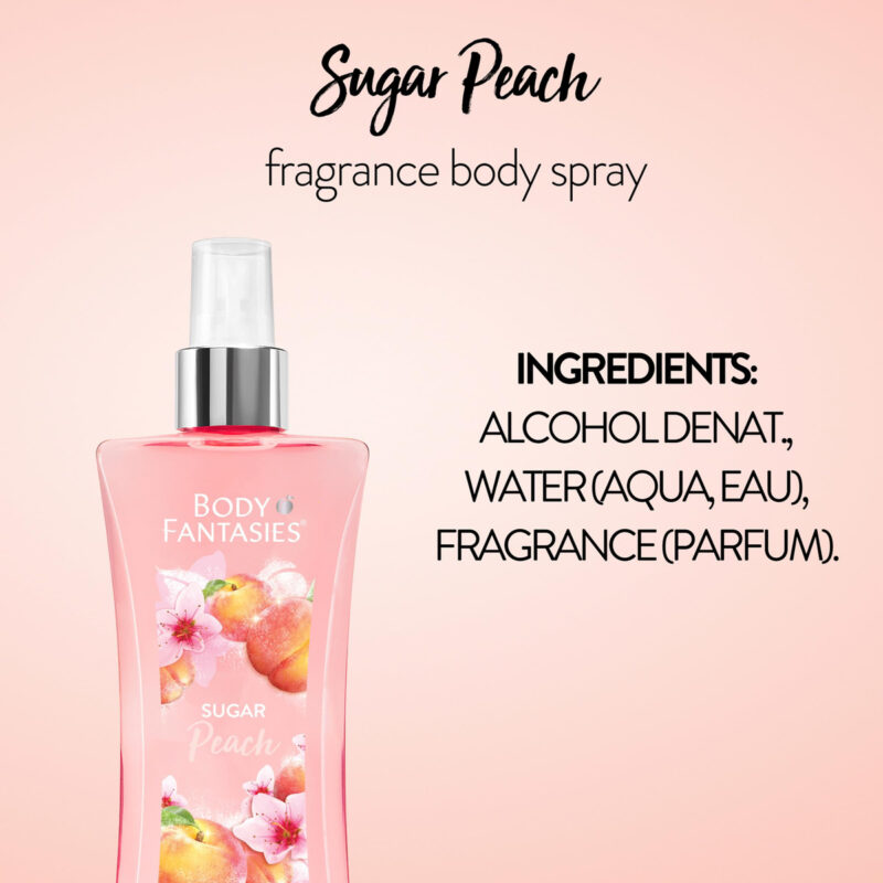 Spray Corporal Body Fantasies Signature Sugar Peach 240 Ml - Image 7