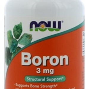 Boron Quelato 3mg 250 Capsulas Now Foods Importado Eua