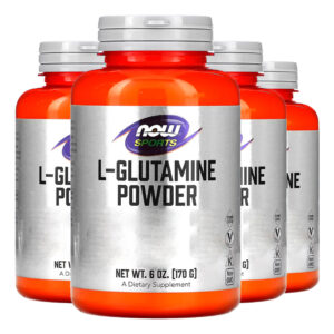 L-glutamina Em Pó Sports 170g Puro Importado 4un Now Foods