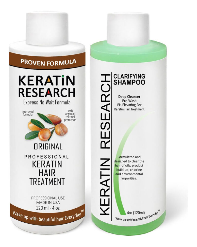 Tratamento De Cabelo Keratin Research Brazilian 2x 120ml Com