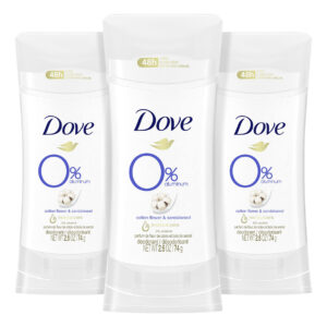 Desodorante Stick Dove 0% Flor De Algodão De Alumínio E Sând
