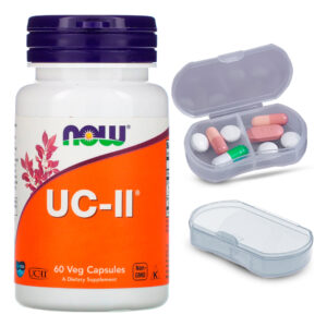 Colágeno Tipo 2 Uc-ii 40mg Now Foods 60cáps + Porta Cápsulas