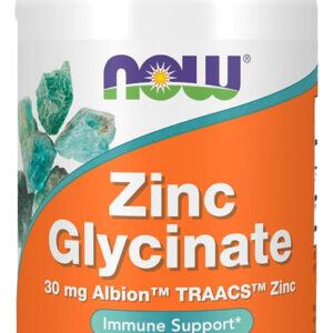 Glicinato De Zinco 30mg Now Foods Zinc Glycinate 120 Softg Sabor Softgels