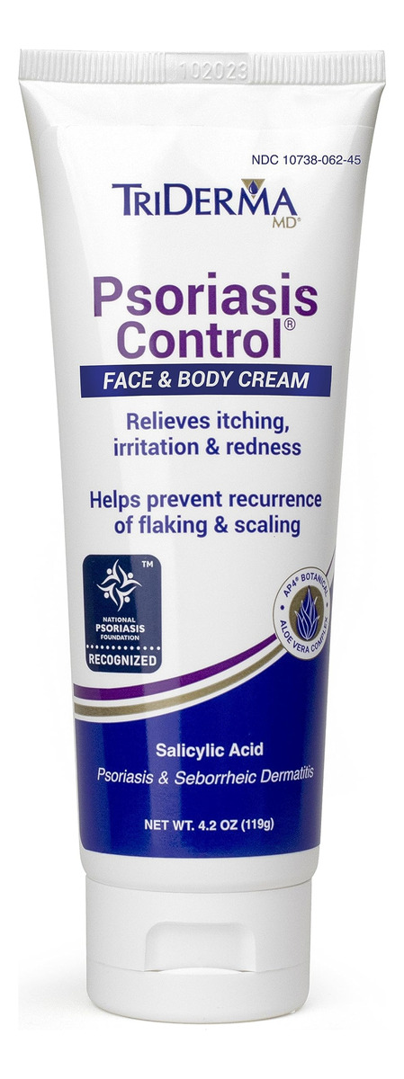 Creme Triderma Para Controle De Psoríase Para Rosto E Corpo