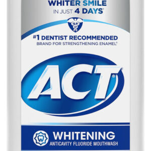 Enxaguante Bucal Act Whitening + Anticavity 500ml Zero Álcoo