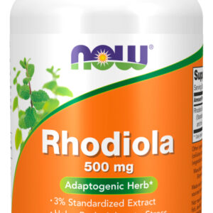Extrato Rhodiola 500 Mg Now Foods 120 Veg Cáps Importado