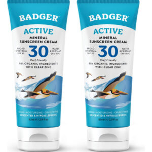 Protetor Solar Badger Mineral Cream Spf 30 85ml 98% Orgânico