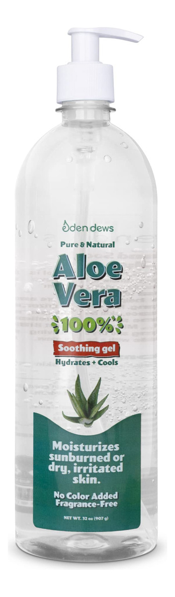 Gel De Aloe Vera Eden Dews 100% Puro E Natural 960 Ml - Imagem 7