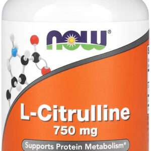 L-citrulina 750mg Now Foods 90 Veg Caps Importado