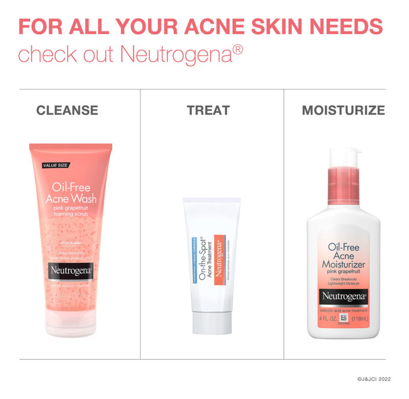 Sabonete Facial Para Acne Com Toranja Rosa Sem Óleo Neutroge - Image 7