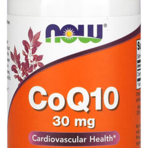 Coenzima Coq10 30mg Now Foods 120 Veg Cáps Sabor N/a