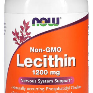 Lecitina 1200mg Now Foods 200 Soft Importado