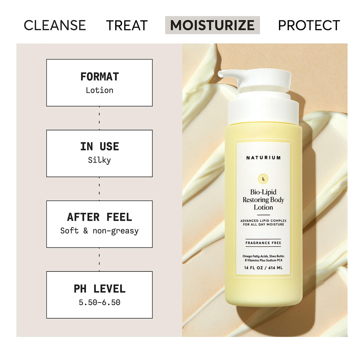 Loção Corporal Naturium Bio-lipídeo Restauradora 414ml De Ma - Imagem 2