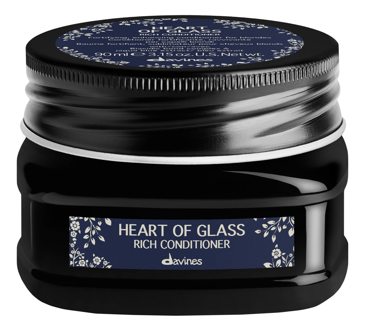 Condicionador Davines Heart Of Glass Rich For Blonde Care 90