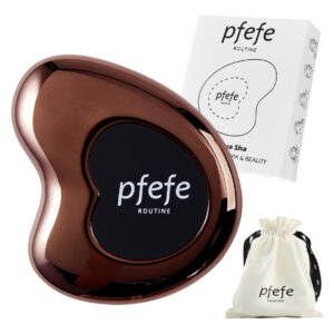Ferramenta De Beleza Facial Gua Sha Pfefe Em Aço Inoxidável