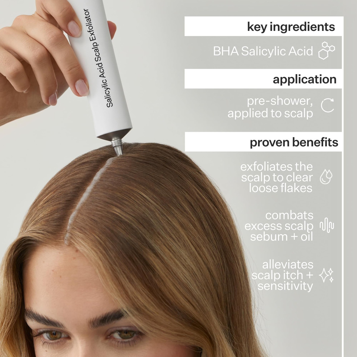 Esfoliante De Couro Cabeludo Act+ Acre Ácido Salicílico Bha - Imagem 2