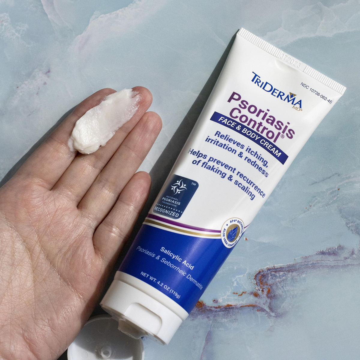 Creme Triderma Para Controle De Psoríase Para Rosto E Corpo - Imagem 6