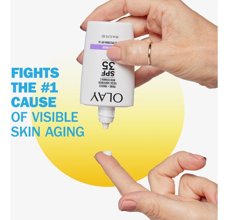 Protetor Solar Olay Prime & Protect Spf 35 40ml Matte Finish - Image 3