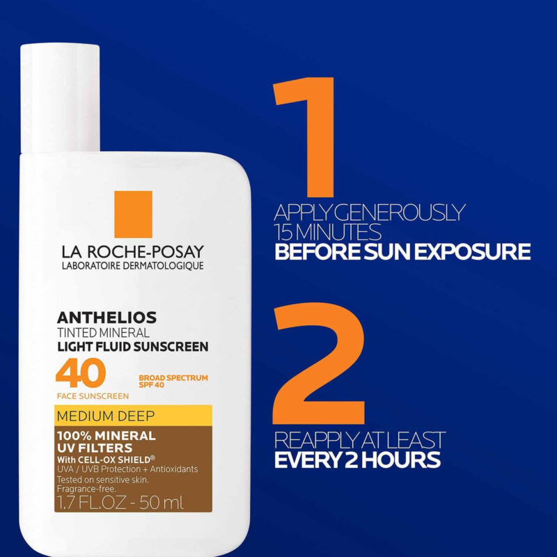 Protetor Solar La Roche-posay Anthelios Tinted Spf 40 50ml - Image 6