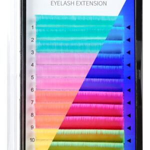 Extensões De Cílios Actrol Colored Neon Uv 11 Mm 0,07 Cm Cur