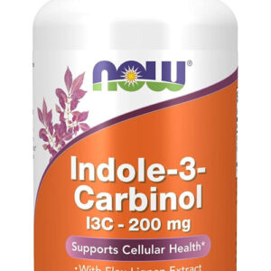 Indole-3-carbinol Now Foods I3c Com Lignans 200mg 60veg Caps