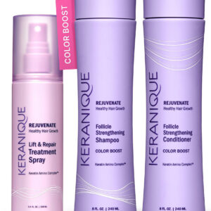 Conjunto De Cuidados Com O Cabelo Keranique Color Treated Co